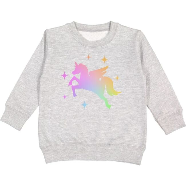 Magical Unicorn L/S Sweatshirt, Gray