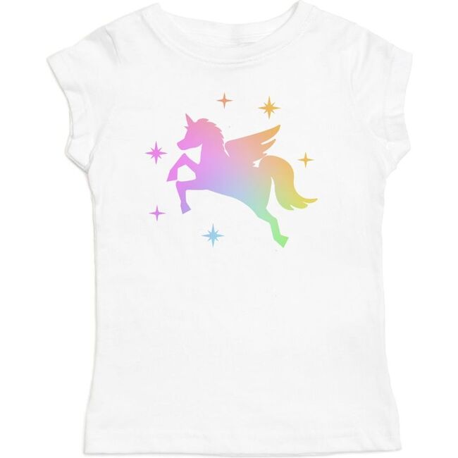 Magical Unicorn S/S Shirt, White - Shirts - 1