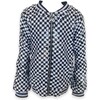 Skater Princess Checked Jacket, Black - Jackets - 1 - thumbnail