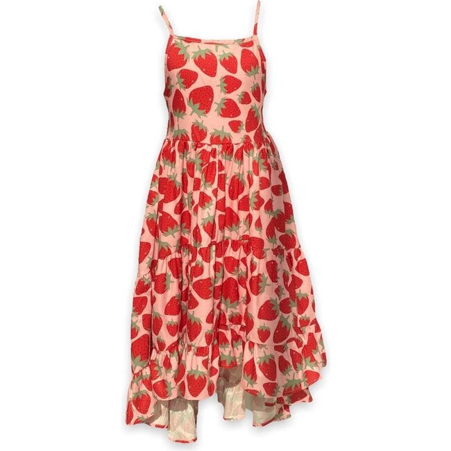 Strawberry High Low Dress, Prints
