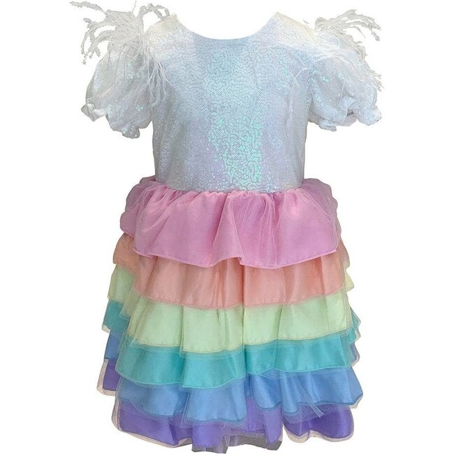 Satin Rainbow Dream Dress, Multicolors