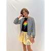 Skater Princess Checked Jacket, Black - Jackets - 3