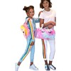 Rainbow Sequin Jogger Set, Baby Blue - Mixed Apparel Set - 3