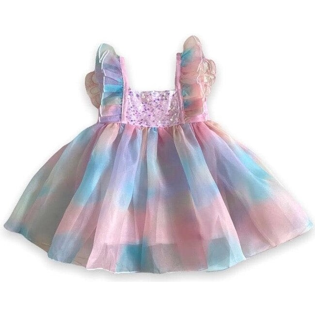 Ombre Butterfly Wing Dress, Multicolors - Dresses - 1