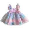 Ombre Butterfly Wing Dress, Multicolors - Dresses - 1 - thumbnail
