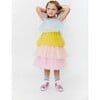 Pastel Tulle Tiered Dress, Multicolors - Dresses - 2