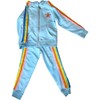 Rainbow Sequin Jogger Set, Baby Blue - Mixed Apparel Set - 5