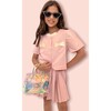 Linen Summer Suit, Pink - Suits & Separates - 2