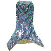 Glistening Mermaid Tail, Silver - Cover-Ups - 1 - thumbnail