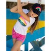 Rainbow Lips T-Shirt, White - Shirts - 4
