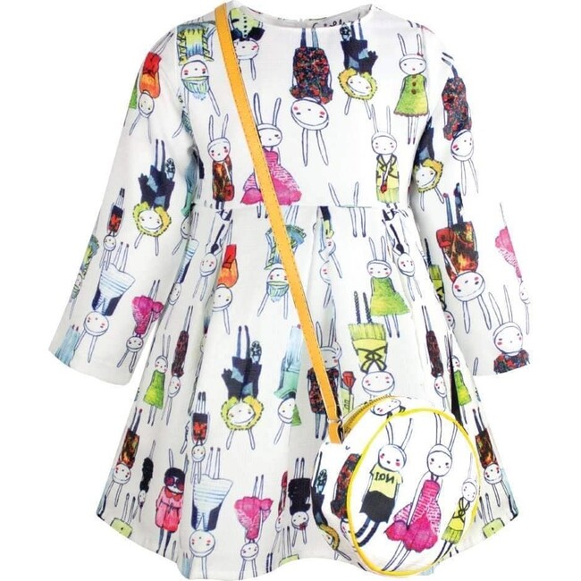 Fashionista Bunny Dress, Prints - Dresses - 1