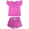 Candy Gem Bead Ruffle Set, Pink - Mixed Apparel Set - 1 - thumbnail