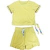 Candy Beaded Gem Ruffle Set, Yellow - Mixed Apparel Set - 1 - thumbnail