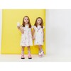 All About Beaded Ice Cream Ruffle Dress, White - Dresses - 5