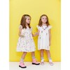 All About Beaded Ice Cream Ruffle Dress, White - Dresses - 6