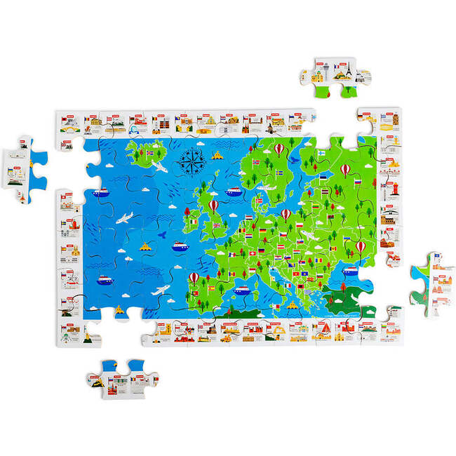 European Landmarks Floor Puzzle - Outdoor Games - 2