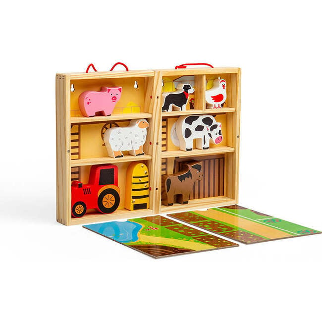 Farm Animal Play Box - FSC 100% - Developmental Toys - 3