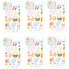 Adorable Easter Bunny Temporary Tattoos, 6pc Bundle - Costume Accessories - 1 - thumbnail