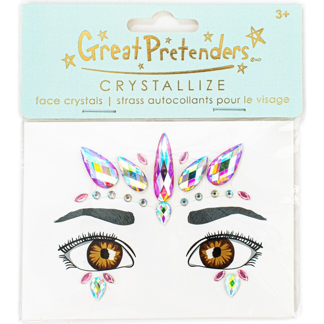 Pink Unicorn Beautiful Face Crystals, 6pc Bundle - Costume Accessories - 2