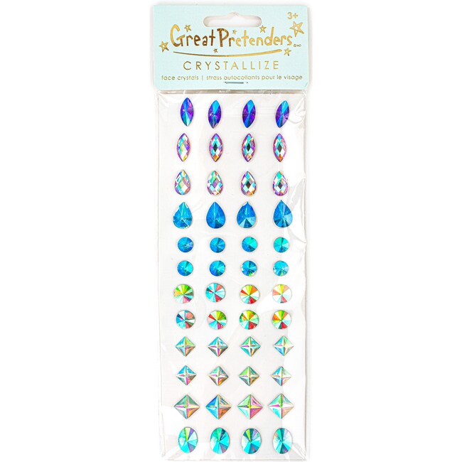 Multi Pack Beautiful Face Crystals, 6pc Bundle - Costume Accessories - 2
