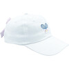 Tennis Bow Baseball Hat, Winnie White - Hats - 1 - thumbnail