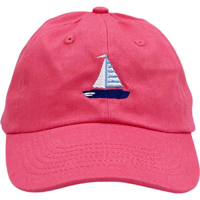 Sailboat Baseball Hat, Regan Red
