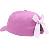 Princess Crown Bow Baseball Hat, Maisie Magenta - Hats - 2