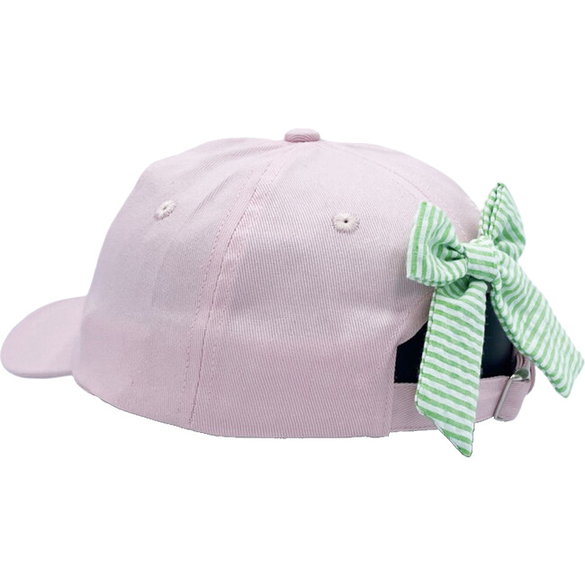 Palm Tree Bow Baseball Hat, Polly Pink - Hats - 2