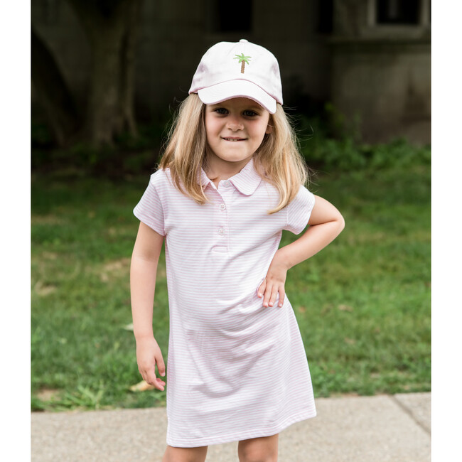 Palm Tree Bow Baseball Hat, Polly Pink - Hats - 3