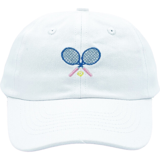 Tennis Bow Baseball Hat, Winnie White - Hats - 4