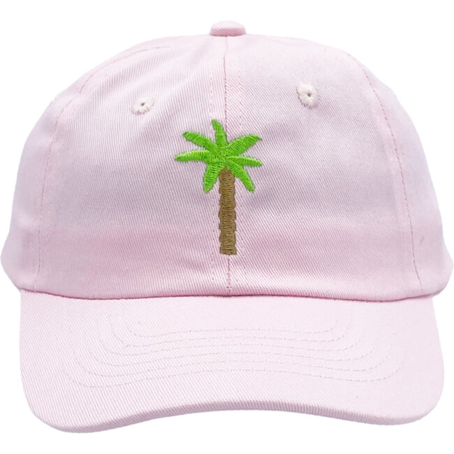 Palm Tree Bow Baseball Hat, Polly Pink - Hats - 4