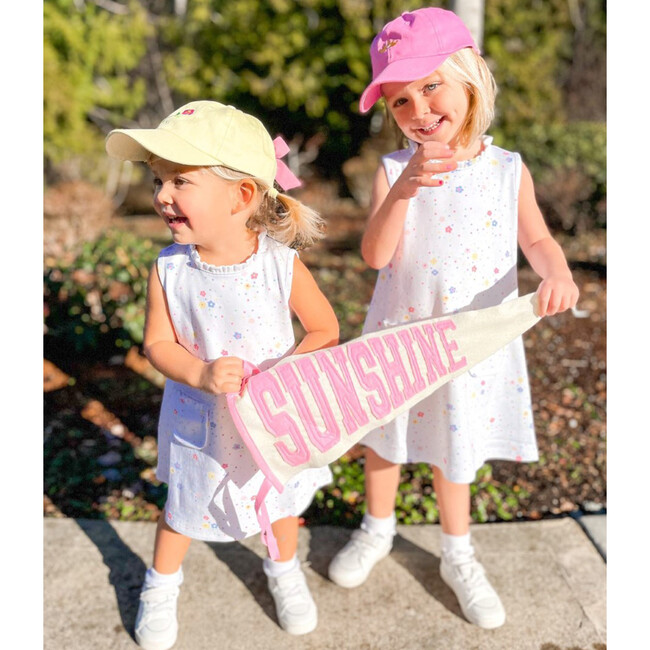 Flower Bow Baseball Hat, Becky Buttercup - Hats - 9