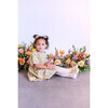 Butterfly Knee High, Cream - Socks - 4