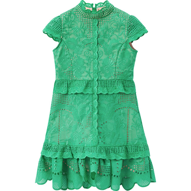 Amy Lace Dress, Emerald