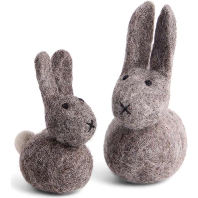 Bunny Duo, Grey