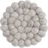 Small Light Natural Grey Coasters, Set of 4 - Tabletop - 1 - thumbnail