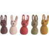 Colorful Bunny Ornaments, Set Of 5 - Ornaments - 1 - thumbnail