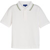Silas Polo, White - Polo Shirts - 1 - thumbnail