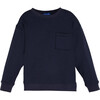 Tareekh Crewneck Sweatshirt, Navy Blue - Sweatshirts - 1 - thumbnail
