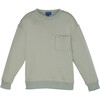 Tareekh Crewneck Sweatshirt, Light Sage - Sweatshirts - 1 - thumbnail