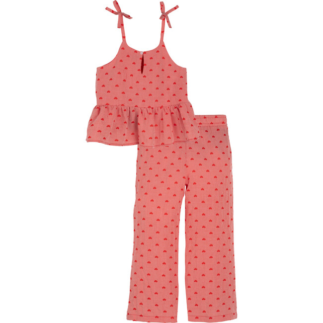 Prudence Set, Red Heart Gingham - Mixed Apparel Set - 3