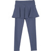 Luna Skirt Legging, Deep Dusty Blue - Skirts - 2