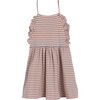 Ingrid Dress, Dusty Pink Stripe - Dresses - 1 - thumbnail