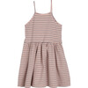 Ingrid Dress, Dusty Pink Stripe - Dresses - 2 - thumbnail