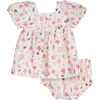 Baby Rachel Dress, Floral Eyelet - Dresses - 2 - thumbnail