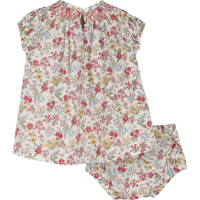 Baby Tia Dress with Bloomer, Wildflower - Dresses - 2