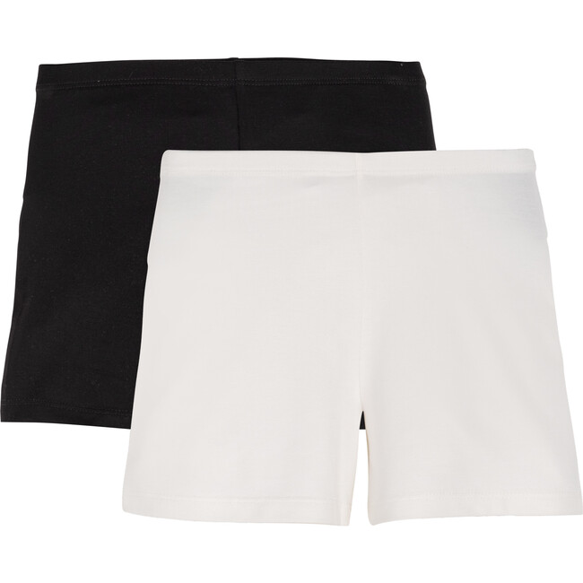 Amalie Cartwheel 2-Pack Shorts, Ivory & Black - Shorts - 1