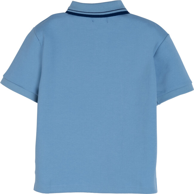 Silas Polo, Sky Blue - Polo Shirts - 2