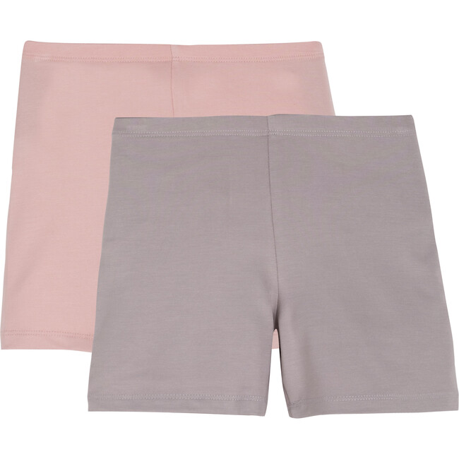 Amalie Cartwheel 2-Pack Shorts, Dusty Pink & Grey - Shorts - 1