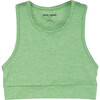 Dixie Cropped Sports Tank Top, Clover - Tees - 1 - thumbnail